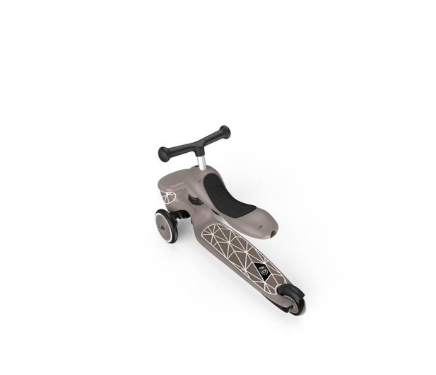 Scoot & Ride Highwaykick 1 Lifestyle Jeździk i hulajnoga 2w1 Brown Lines - 1109673 - zdjęcie 8
